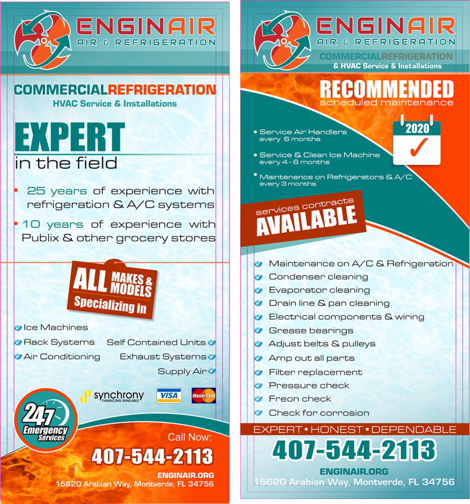 ENGINAIR Rack Cards